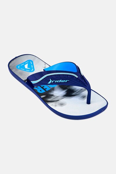 Rider Men Way Logo Thong Slip On Slippers, Multicolor