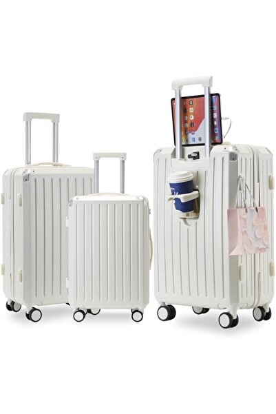 ZUIHAO Hard side 3pcs Suitcase Travel Suitcase Carry On Luggage Sets 20/24/28...