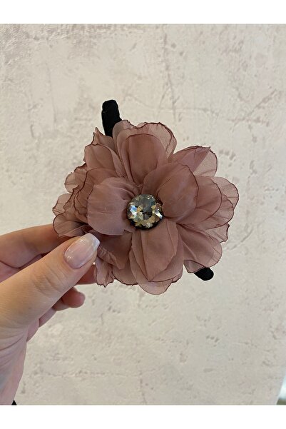 Sakura Konsept Butik Premium Acrylic Bone Hairpin Buckle with Stone Zircon, S...