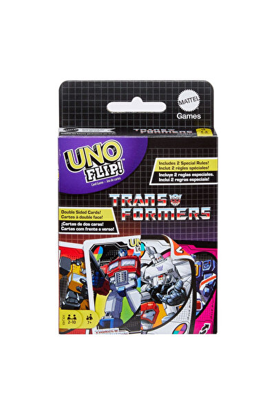 mattel Transformers UNO Flip!