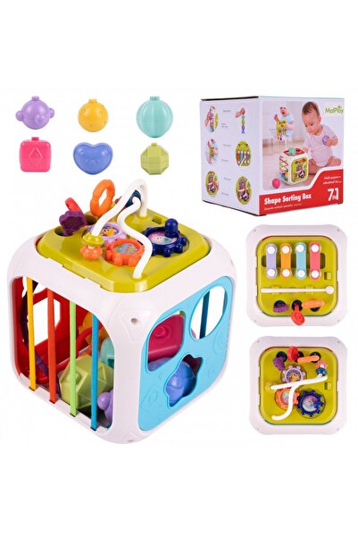 MalPlay Cub educational 7 in 1 pentru copii Malplay, tip montessori, multisen...