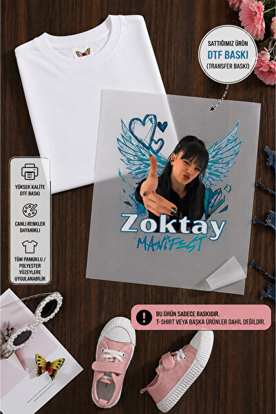 Mortimer Manifest Baskı DTF Ütüyle Uygulanabilir.