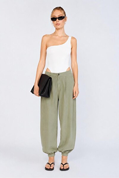TENA Women's Cagla Elastic Cuff Shalwar Cut Trousers