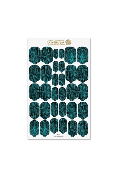 GELAXYO Nail Wraps - W31 - Alien Reptile