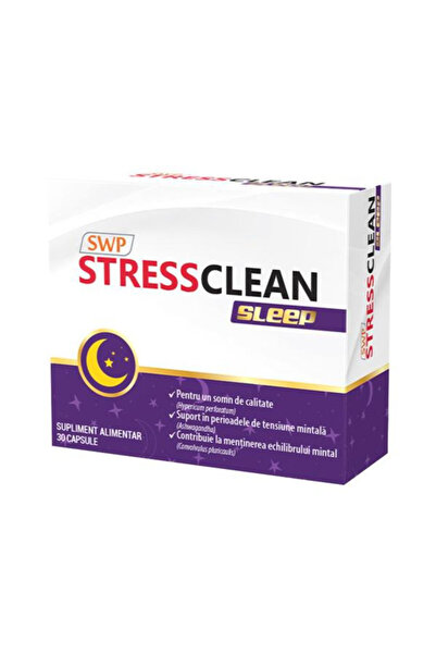 Sunwave Συμπλήρωμα Διατροφής Stressclean Sleep - Pharma, 30 κάψουλες