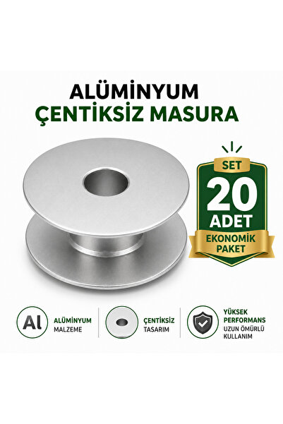 ALBERTOS Sanayi Tipi Düz Dikiş Makinesi Alüminyum Çentiksiz Masura Bobin
