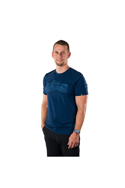 NORTHFINDER Tricou bărbați Material moale Amestec bambus Croială regular HALM...