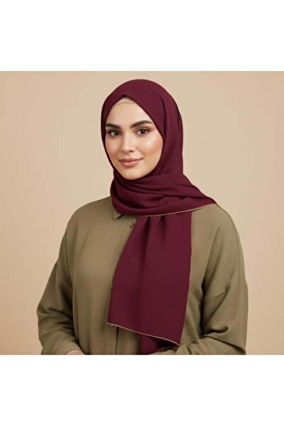 Scarf Voile Cantille with Golden Braid