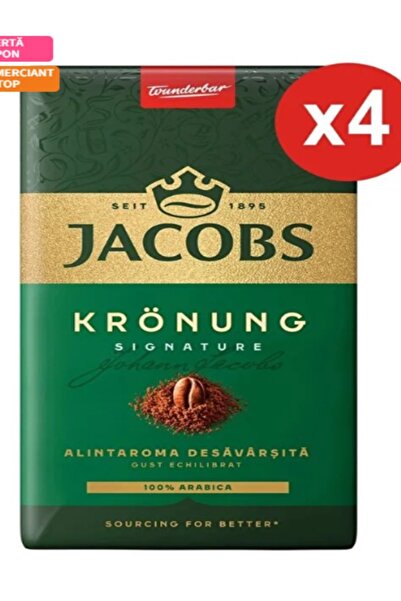Jacobs Cafea măcinată, Kronung Alintaroma, 500 g, 3 pachete