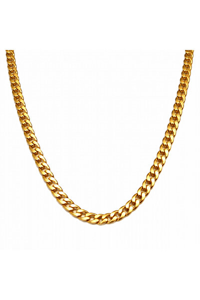 NIRE Ανδρική Αλυσίδα Λαιμού Χρυσή Cuban CHAIN35