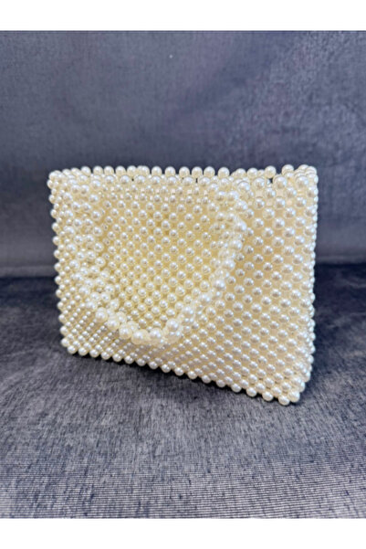 Vintage Beyaz İnci Çanta, Nikah Abiye Çanta , Kilise Nikahı, Gelin aksesuarı, Gelin Nişan Çantası, Nikah Aksesuarı, Kilise Tören aksesuarı, Handmade