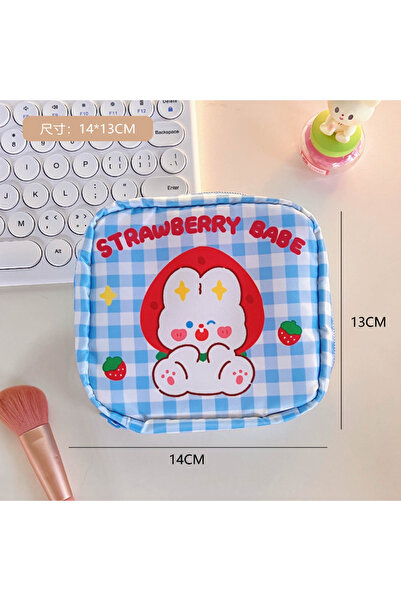 synshop Kawaii Rabbit Cute Rabbit Patterned Sanitary Pad Bag |   Organizers |...