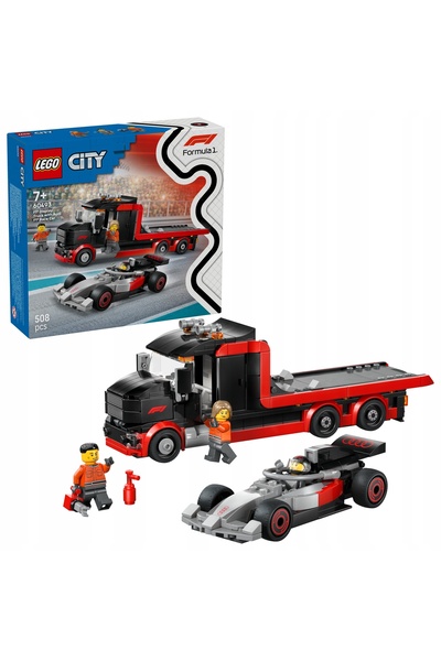 LegoPazar Lego(R) City 60493 Camion F1 cu mașina de curse Audi F1
