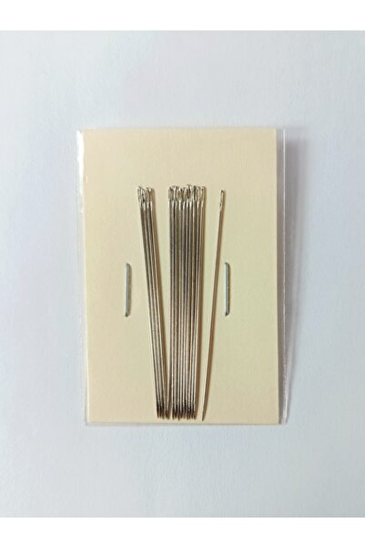 Eskişehir hobi sanat Number 11 Silver 4 cm 15 Pieces Sand Bead Needle Miyuki ...