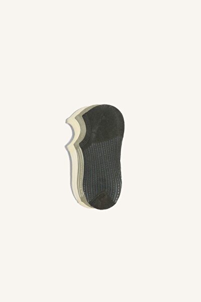 DeFacto جوارب نسائية غير مرئية 3pcs قطن pcs حذاء رياضي Z8628AZNS