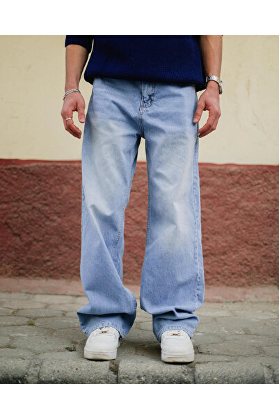 Baggy Jeans in Blue washed