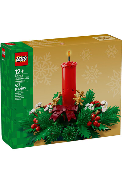 LEGO Τουβλάκια Χριστουγεννιάτικη Διακόσμηση Τραπεζιού για 12+ Ετών 433 τεμάχι...