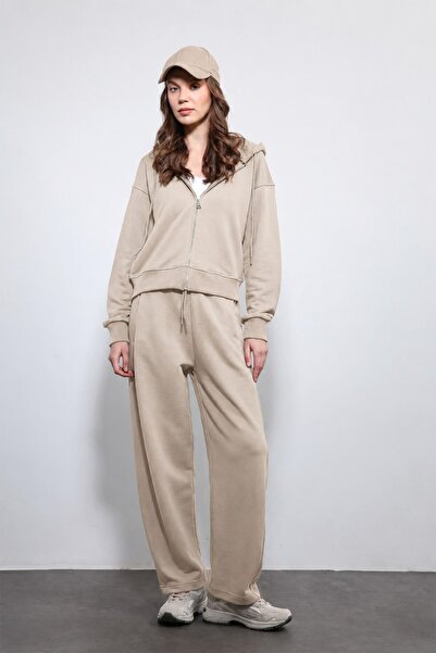 Antioch Stone Hooded Tracksuit Set