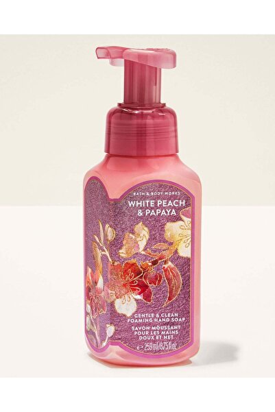 Bath and Body Works White Peach & Papaya Gentle & Clean Foaming Hand Soap