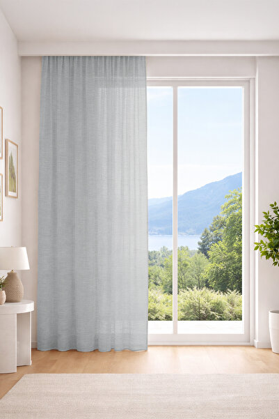 Premier Home ستارة تول إليزا جراي مقاس خاص 260×250 بدون طيات