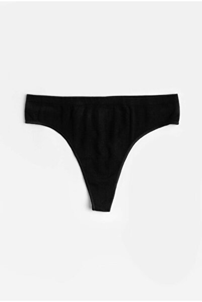 Bambu Lenjerie intimă tip tanga din bambus neagră pentru femei