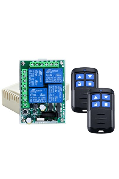 Choice1 1Relay 2Remote Smart Multiple DC 12V 24V 10A 433 MHz 4CH Wireless Rel...