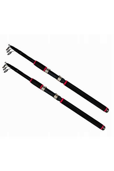 flamesan Set de pescuit 2x Lansete Telescopice Telescopic Mars Tele Spinning ...