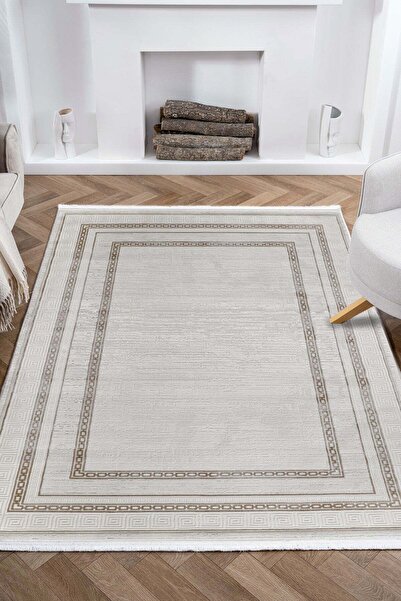 HALICIM COLLECTION TR Nazende NZ003 Bej Klasik Halı 240 x 340 cm Salon ve Otu...