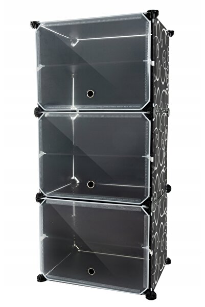 Ruhhy Dulap modular pentru depozitarea pantofilor, cu 6 rafturi, organizator ...