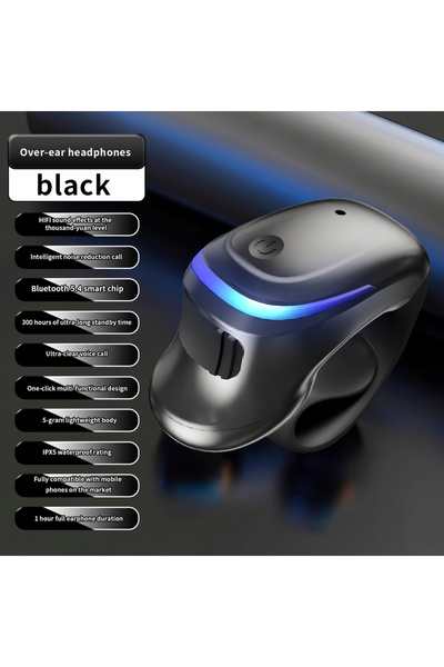 Choice Black Earphones Clip Wireless Bluetooth Headphone Air Conduction Heads...