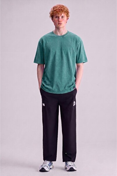 ecko unltd. Etham Loose Fit Crew Neck Printed 100% Cotton Men's Green T-Shirt