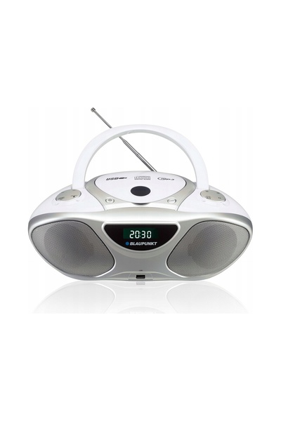 Blaupunkt Radio portabil Boombox Bb14Wh CD MP3 USB Player cu ceas