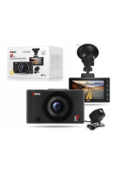 Xblitz Cameră auto S7 Duo Full HD Față/Spate MicroSD Viziune nocturnă
