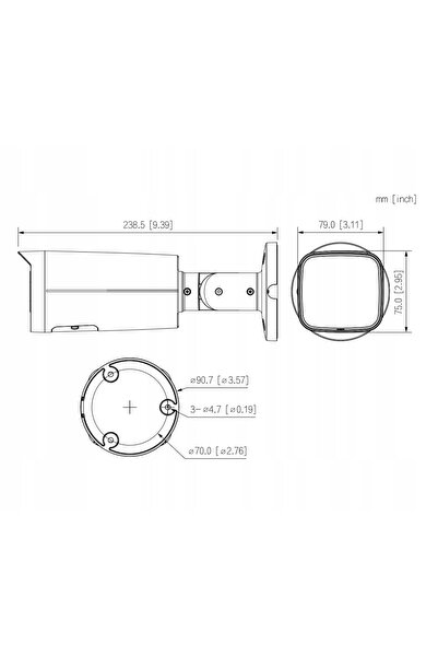 NO BRAND Cameră IP Dahua Ipc-Hfw2649T-Zas-Il-27135 6Mpx Motozoom Analitici AI