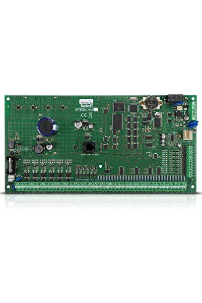 SATEL [24w] Kit de alarmă Integra 64 + INT-KLCD-W alb + OPU-3 P - +++++