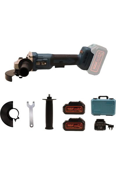 Bonai Cordless Brushless Angle Grinder 115mm, 168V 6.0Ah Lithium-Ion, 10000RP...