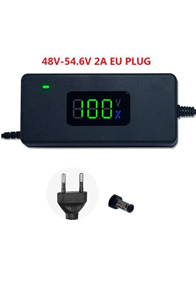 Choice1 48V 54.6V 2A DC EU 42V / 54.6V 2A DC Power Adapter LED Lithium Batter...