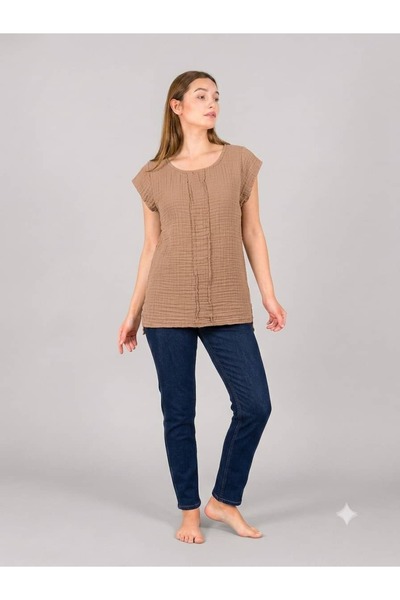 ASC SUN Muslin Blouse with Fringes on the Front