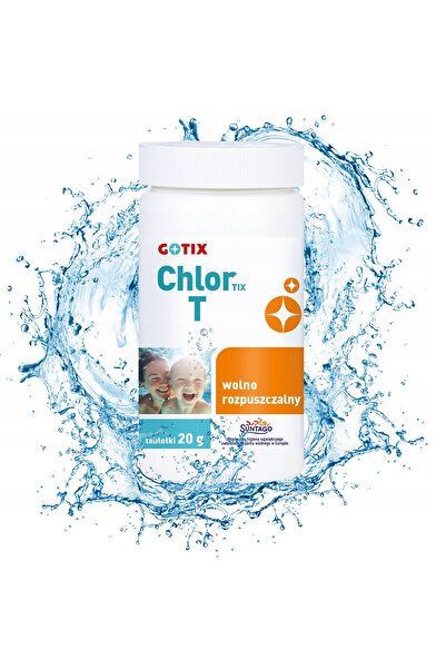 Gotix Clor activ pentru piscină 90% Clor activ Chimie pentru piscină 1kg