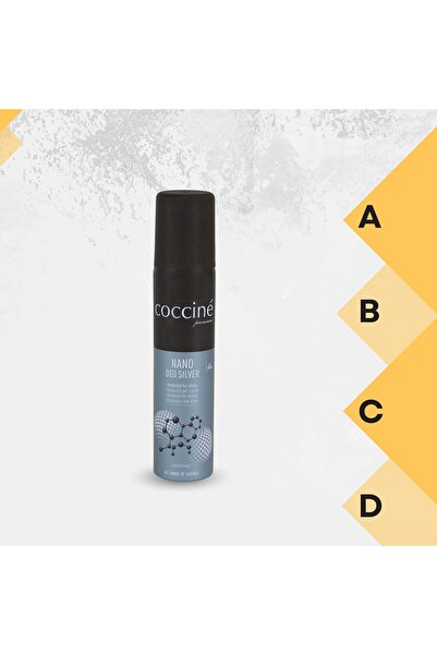 NO BRAND Deodorant Nano Argint X2 cu Spumă Nubuck și Mănuși Coccine 4 în 1