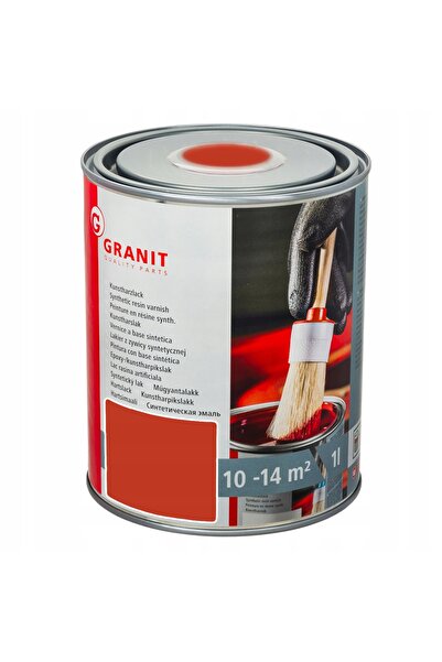 NO BRAND Vopsea Agria Roșu 1L Granit