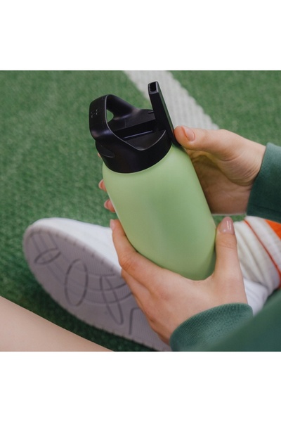 NO BRAND Bidon termos universal 600ml + capac cu pai