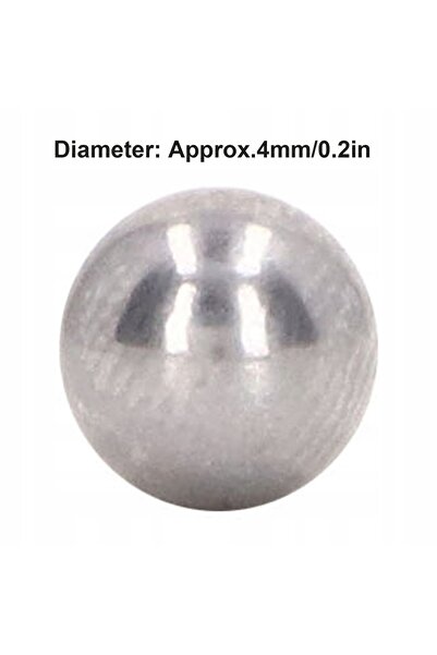 NO BRAND Set de bile de rulment din oțel 4mm 2000 bucăți Oțel carbon