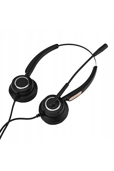 NO BRAND Căști cu fir cu microfon USB pentru Call Center