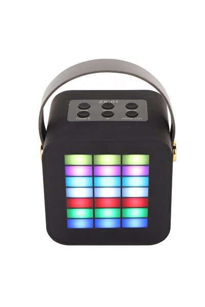 NO BRAND Set difuzor și microfon karaoke Bluetooth