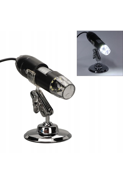 NO BRAND MICROSCOP DIGITAL CU ZOOM 1600X, 8 LED-uri, EDUCATIONAL, ȘTIINȚIFIC,...