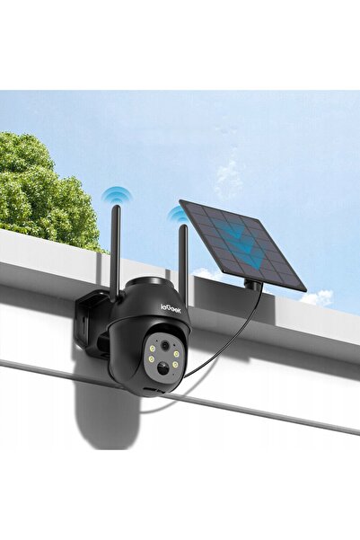 NO BRAND Cameră Solară Smart Externă Rotativă GSM 3G 4G LTE 2K 3MP Zoom 4X