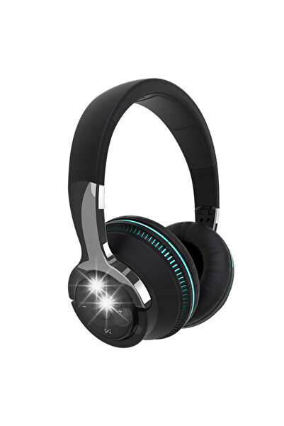 NO BRAND Căști wireless over-ear, Bluetooth 5.0, Bas puternic, Pliabile, RGB,...