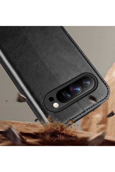 NO BRAND Husă din piele Ocase pentru Google Pixel 10 / Pixel 10 Pro, tip flip...