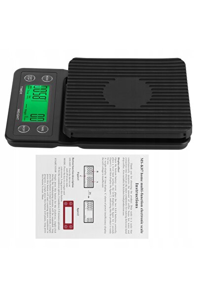 NO BRAND Cântar electronic de bucătărie de precizie LCD, 3Kg/0.1G
